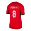 Maillot de Supporter Portugal Bruno Fernandes 8 Domicile Euro 2024 Pour Homme